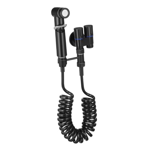 SEWACC Bidet Wasserhahn Adapter Doppelauslauf Ventil für Handbrause Kompakt und Auslaufsicher Flexibel für Toilette und Handwaschfunktion Platzsparend und Stilvoll Schwarz SEWACC Bidet Wasserhahn Adapter Doppelauslauf Ventil für Handbrause Kompakt und Auslaufsicher Flexibel für Toilette und Handwaschfunktion Platzsparend und Stilvoll Schwarz von SEWACC