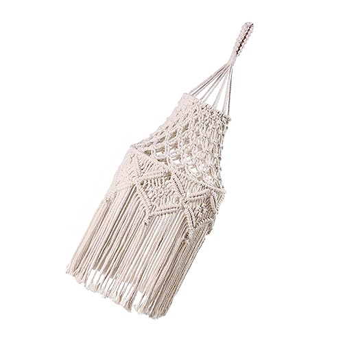 SEWACC Boho Handgewebter Pendelleuchten Lampenschirm Baumwollseil Ersatzschirm für Deckenleuchte Stilvolle Sanftes Licht Spendende Abdeckung für Wohnzimmer Schlafzimmer Hotel und Büro SEWACC Boho Handgewebter Pendelleuchten Lampenschirm Baumwollseil Ersatzschirm für Deckenleuchte Stilvolle Sanftes Licht Spendende Abdeckung für Wohnzimmer Schlafzimmer Hotel und Büro von SEWACC