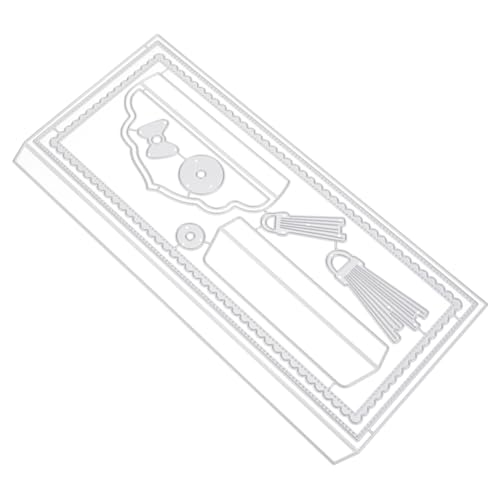 SEWACC Briefumschlag-stanzset Aus Kohlenstoffstahl Für DIY-vorlagen Rechteckige Rahmen-stanzformen Als Scrapbooking-Werkzeug von SEWACC