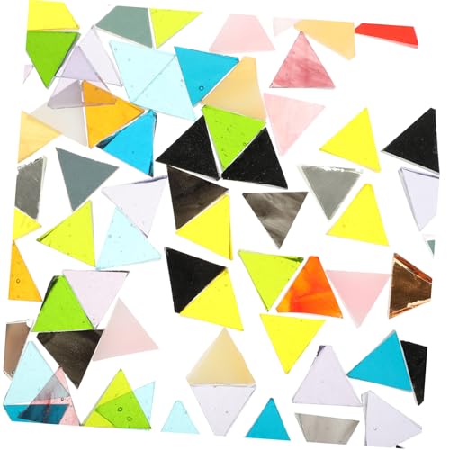 SEWACC Bunte Dreieck Glas Mosaiksteine DIY Bastelmaterialien für Garten Bad Kunstprojekte Langlebige Mosaikfliesen Mix Farben Kreative Schmuckkunst Dekoration SEWACC Bunte Dreieck Glas Mosaiksteine DIY Bastelmaterialien für Garten Bad Kunstprojekte Langlebige Mosaikfliesen Mix Farben Kreative Schmuckkunst Dekoration von SEWACC