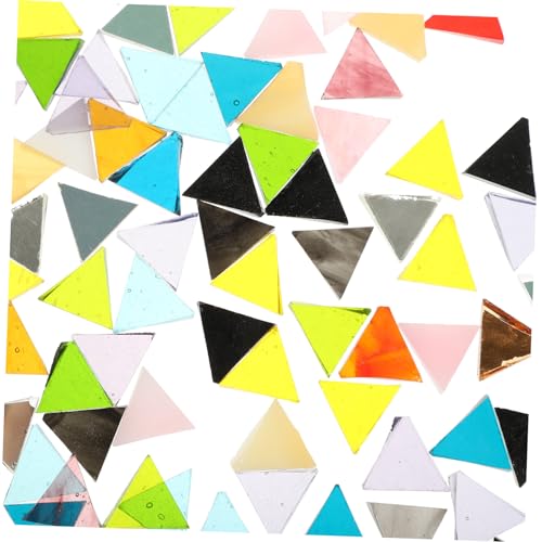 SEWACC Bunte Dreieckige Mosaiksteine Glimmer Glassteine für DIY Bastelprojekte Kunsthandwerk Heimdekoration Garten Kreative Gestaltung ohne Zuschneiden Vielseitig Einsetzbar SEWACC Bunte Dreieckige Mosaiksteine Glimmer Glassteine für DIY Bastelprojekte Kunsthandwerk Heimdekoration Garten Kreative Gestaltung ohne Zuschneiden Vielseitig Einsetzbar von SEWACC