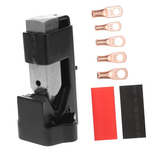 SEWACC Crimpzange Kabelschuhzange mit Hammer Lug Crimper für Batteriekabelschuhe und Schrumpfschläuche Federbelastet Tragbar für Stabile Elektrische Kabelverbindungen SEWACC Crimpzange Kabelschuhzange mit Hammer Lug Crimper für Batteriekabelschuhe und Schrumpfschläuche Federbelastet Tragbar für Stabile Elektrische Kabelverbindungen von SEWACC