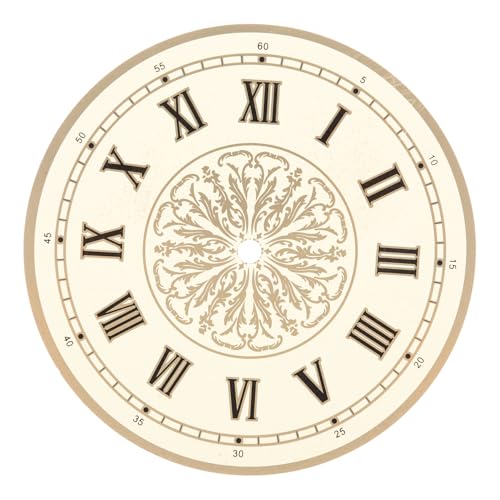 SEWACC DIY Aluminium Ziffernblatt für Wanduhr Wiederverwendbares Ziffernblatt für Uhrmacher Rundes Design Installieren Langlebig und Elegant von SEWACC