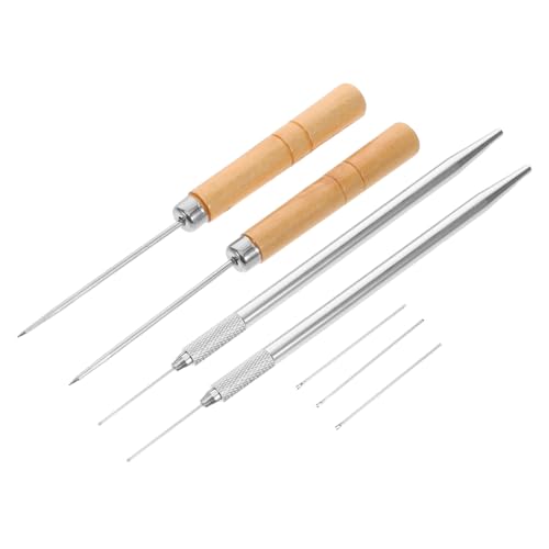 SEWACC DIY Puppenhaarwurzel Set mit Wechselnadeln Präzisionsnadel für Puppenhaartransplantation Vielseitiges Zubehör für Puppenherstellung Handwerk mit Verschiedenen Nadelköpfen von SEWACC