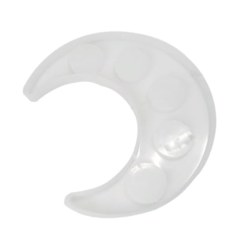 SEWACC DIY Silikonform Mond Untersetzer Tray Gießen Form Flexibel Transparent Kreativ Basteln von SEWACC