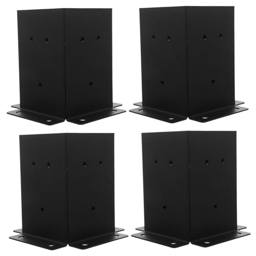 SEWACC Deckgeländerpfostentülle Briefkasten Pavillon Pfostensockel Für Den Außenbereich Pfostensockelhalter Pfostenhalterung Stabile Pfostensockelhalterung Für Holzpfosten von SEWACC