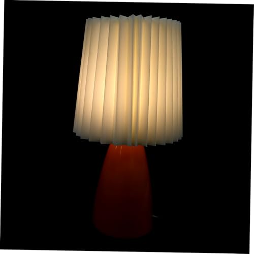 SEWACC Dekorative Keramik Tischlampe mit Gefaltetem Papierschirm für Schlafzimmer Wohnzimmer und Büro Dimmbares Nachtlicht für Lesen und Entspannung USB Fernbedienung Timer Funktion SEWACC Dekorative Keramik Tischlampe mit Gefaltetem Papierschirm für Schlafzimmer Wohnzimmer und Büro Dimmbares Nachtlicht für Lesen und Entspannung USB Fernbedienung Timer Funktion von SEWACC