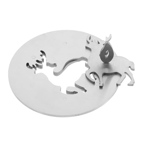 SEWACC Dekorativer Kerzenaufsatz mit Elch Edelstahlabdeckung für Duftwachsschmelzen Stabiles und Elegantes Design SEWACC Dekorativer Kerzenaufsatz mit Elch Edelstahlabdeckung für Duftwachsschmelzen Stabiles und Elegantes Design von SEWACC