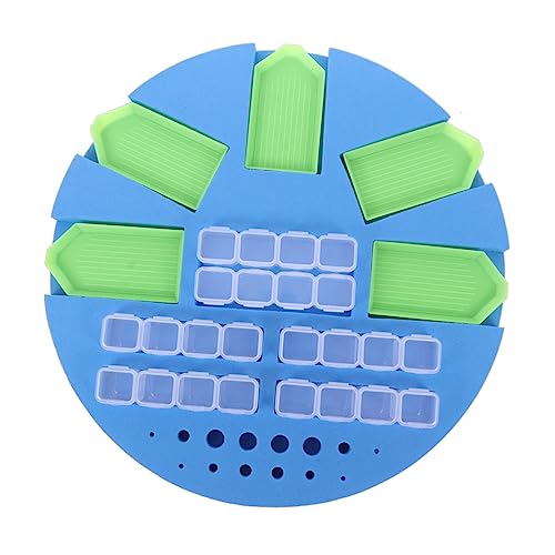 SEWACC Diamond Drawing Werkzeug mit Flexiblem Langlebigem Aufbewahrungstablett Geeignet für Diamanttypen Inklusive Punktbohrer Perlen Organizer für DIY Diamantkunst Enthusiasten SEWACC Diamond Drawing Werkzeug mit Flexiblem Langlebigem Aufbewahrungstablett Geeignet für Diamanttypen Inklusive Punktbohrer Perlen Organizer für DIY Diamantkunst Enthusiasten von SEWACC