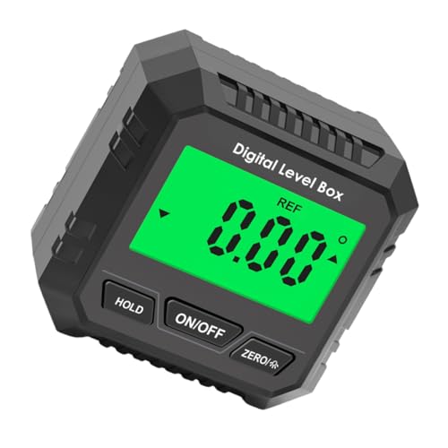 SEWACC Digitaler Winkelmesser mit LCD Hintergrundbeleuchtung Genauigkeit Integrierter Magnet Tragbarer Neigungsmesser und Bevel Gauge für Auto und Präzise Winkelmessung von SEWACC