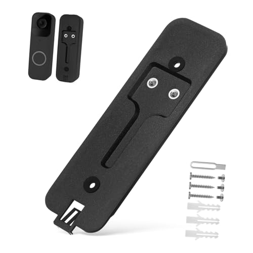 SEWACC Doorbell Back Plate Ersatzmontage für Blink Video türklingel Robuste Kunststoff halterung Kompatibel mit Meisten Türglocken Einfache Installation Schwarz von SEWACC