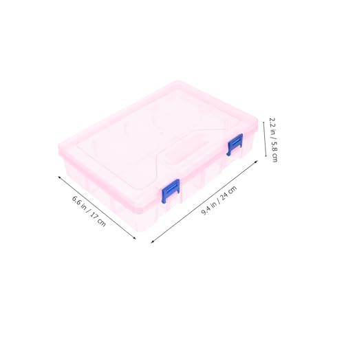 SEWACC Doppellagige Aufbewahrungsbox mit Fächern Abnehmbare Schmuck organizer Box Großer Transparenter in Rosa als Schmuckhalter und Kleines Geschenk für Frauen SEWACC Doppellagige Aufbewahrungsbox mit Fächern Abnehmbare Schmuck organizer Box Großer Transparenter in Rosa als Schmuckhalter und Kleines Geschenk für Frauen von SEWACC