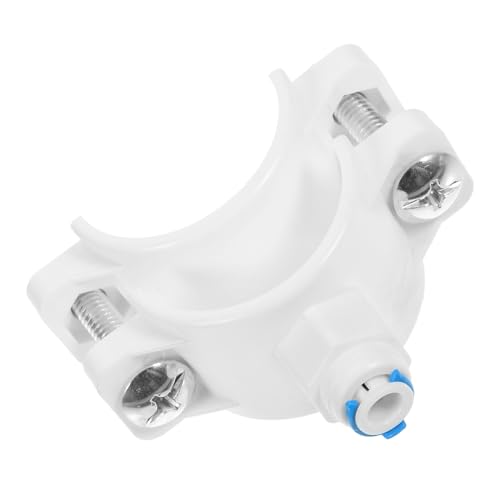 SEWACC Drain Saddle Ventil Schnellverbinder Pom Kunststoff Abwasserclip für Umkehrosmose Wasserfiltersysteme Unterspüle Installation mit Schrauben Passend für Rohrdurchmesser Druckfest von SEWACC