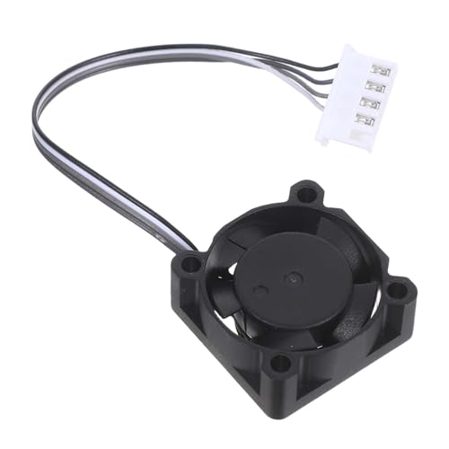 SEWACC Drucker Wärmeableitungslüfter 3D Drucker Extruder Temperaturregelung Hotend Teile Hotend Kühllösung Extruder Kühlung Kunststoff Schwarz von SEWACC