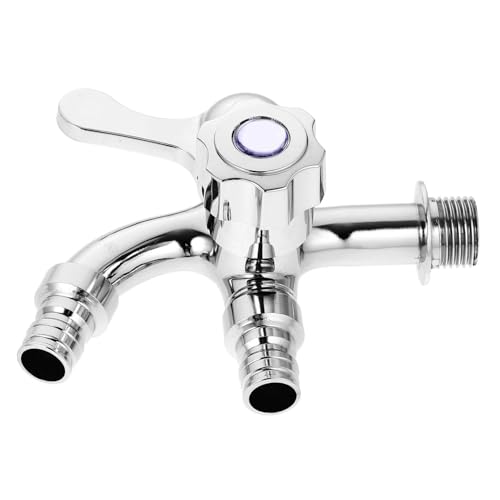 SEWACC Dual Outlet Wasserhahn für Badezimmer Mischbatterie mit Einfachem für Waschmaschine und Mop Becken Robustem Zinklegierungsmaterial Einfache Installation und Langlebig SEWACC Dual Outlet Wasserhahn für Badezimmer Mischbatterie mit Einfachem für Waschmaschine und Mop Becken Robustem Zinklegierungsmaterial Einfache Installation und Langlebig von SEWACC