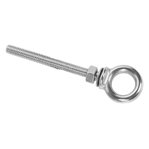 SEWACC Edelstahl Augbolzen mit Mutter und Unterlegscheibe Rostfrei Langlebig Belastbar Vielseitig Einsetzbar für Hängesessel Schaukel Deckenbefestigung und DIY projekte von SEWACC