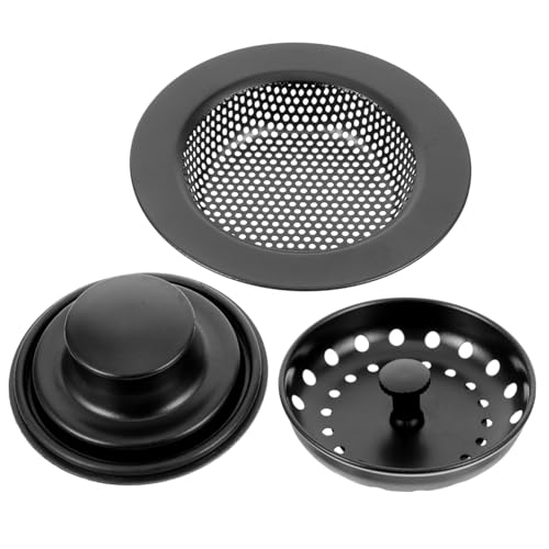 SEWACC Edelstahl Spülbecken Abflussstopfen mit Anti Funktion Küchenspüle Sieb Korb aus Robustem Gummi und Edelstahl Installieren Geeignet für Küchenabfluss und Waschbecken SEWACC Edelstahl Spülbecken Abflussstopfen mit Anti Funktion Küchenspüle Sieb Korb aus Robustem Gummi und Edelstahl Installieren Geeignet für Küchenabfluss und Waschbecken von SEWACC