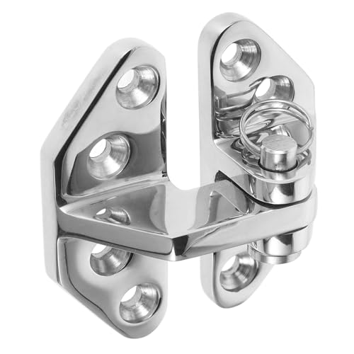 SEWACC Edelstahl Türscharnier Boot Klapptürscharnier Türbeschlag Rostfrei Hohe Tragkraft Einfache Montage für Wohnmobil und Reisemobil von SEWACC