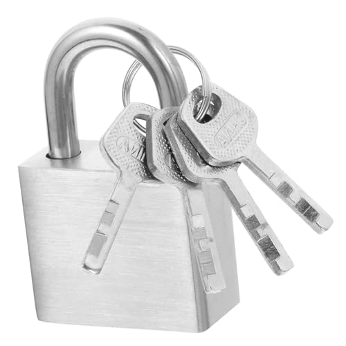 SEWACC Edelstahl Vorhängeschloss Rostfrei Robust mit Schlüssel Kleines Schloss für Gepäck Outdoor Fenster Sicher und Wasserfest Schlüssel Inklusive Stabil und Diebstahlsicher von SEWACC