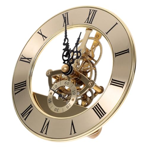 SEWACC Einstellbarer Metall Skelett Uhrwerk Ersatz Uhrwerk Einbau Reparaturteil für Uhr DIY Uhr Mechanismus für Wohnzimmer Büro von SEWACC