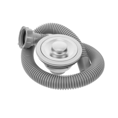 SEWACC Einzelner Ablaufrohr Sets für Küchenspüle und Bad Schnelle Installation Langlebiges Material Geruchsverschluss und Rückflussverhinderung Geeignet für Waschbecken und Spülbecken SEWACC Einzelner Ablaufrohr Sets für Küchenspüle und Bad Schnelle Installation Langlebiges Material Geruchsverschluss und Rückflussverhinderung Geeignet für Waschbecken und Spülbecken von SEWACC