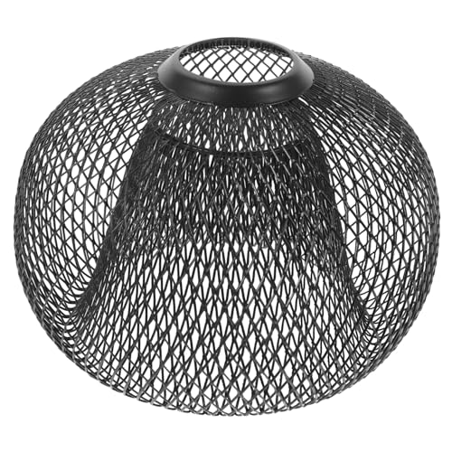 SEWACC Eisen Doppel Lampenschirm mit Mesh Langlebiger Käfig Lampenschirm für Deckenleuchte Stilvoller Pendellampenschirm für Wohn und Gastronomiebereiche Geometrisches Design SEWACC Eisen Doppel Lampenschirm mit Mesh Langlebiger Käfig Lampenschirm für Deckenleuchte Stilvoller Pendellampenschirm für Wohn und Gastronomiebereiche Geometrisches Design von SEWACC