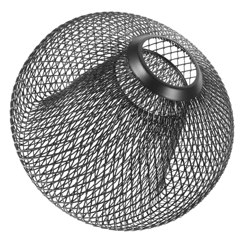 SEWACC Eisen Lampenschirm Doppellagig Robust Langlebig für Pendelleuchte Wohnzimmer Bar Restaurant Moderne Deckenleuchte Stilvolles Design von SEWACC