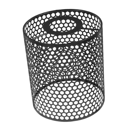 SEWACC Eisen Lampenschirm Hängelampe Moderner Minimalistischer Lampenschirm Halter Robust für Bar Restaurant Flur Vintage Stil Schwarz von SEWACC