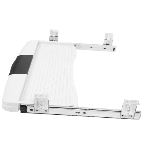 SEWACC Ergonomische Tastaturschublade mit Verstärkten Schienen Ausziehbar unter Schreibtisch Praktische Ablage für Tastatur und Zubehör Einfache Montage für Büro und SEWACC Ergonomische Tastaturschublade mit Verstärkten Schienen Ausziehbar unter Schreibtisch Praktische Ablage für Tastatur und Zubehör Einfache Montage für Büro und von SEWACC