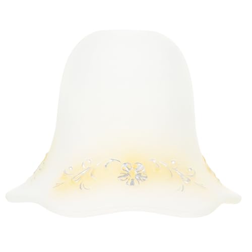 SEWACC Europäischer Glaslampenschirm Weiß Dekorativer Lampenschirm Deckenlampe Ersatzglas Robustes Lichtglas für Wohnzimmer Schlafzimmer Küchenleuchte SEWACC Europäischer Glaslampenschirm Weiß Dekorativer Lampenschirm Deckenlampe Ersatzglas Robustes Lichtglas für Wohnzimmer Schlafzimmer Küchenleuchte von SEWACC