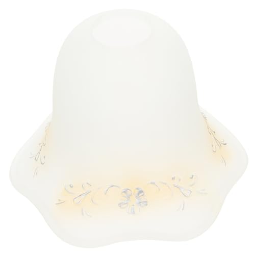 SEWACC Europäischer Transparenter Glasschirm Lampenschirm Weiß Deckenleuchte Zubehör Dekorativer Lampenschirm für Wohnzimmer Schlafzimmer Esszimmer SEWACC Europäischer Transparenter Glasschirm Lampenschirm Weiß Deckenleuchte Zubehör Dekorativer Lampenschirm für Wohnzimmer Schlafzimmer Esszimmer von SEWACC