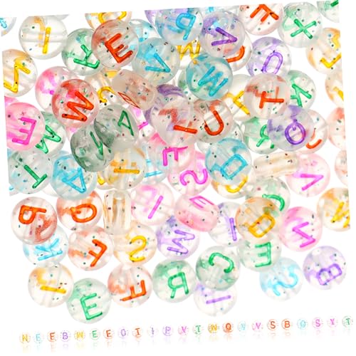 SEWACC 1tasche Bunte Buchstabenperlen Für Schmuck Armbänder Und Mit Farbigen Perlen Geeignet Für Kreative Bastelprojekte Und Kinderhandwerk SEWACC 1tasche Bunte Buchstabenperlen Für Schmuck Armbänder Und Mit Farbigen Perlen Geeignet Für Kreative Bastelprojekte Und Kinderhandwerk von SEWACC