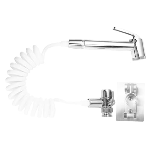 SEWACC Flexibler Wasserhahn extender mit Duschkopfaufsatz Verstellbarer Schlauch Wassersparend Geeignet für Waschbecken und Badezimmer Einfach zu Montieren Langlebiges Abs material von SEWACC