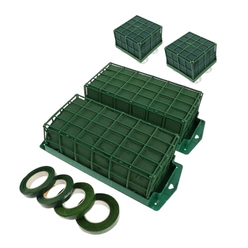 SEWACC Frischhalteschaum für Blumenarrangements Rechteckiger Blumenschaumblock mit Wasseraufnahme Vielseitig für Hochzeitstischdekoration Wandmontage und Frische Blumen von SEWACC