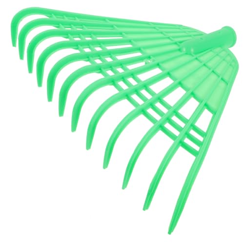 SEWACC Rasenrechen Aus Kunststoff Kleiner Gartengreifer Für Laub Beete Und Höfe Leicht Und Robust Mit Ergonomischem Griff Für Effizientes Sammeln Und Gartenarbeiten von SEWACC