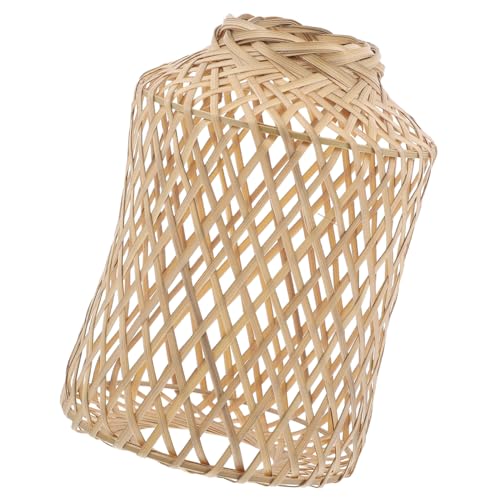 SEWACC Geflochtener Lampenschirm Deckenleuchte Lampenabdeckung Pendelleuchte Lampenschirm Wohnzimmer Schlafzimmer Dekoration Klein Leicht SEWACC Geflochtener Lampenschirm Deckenleuchte Lampenabdeckung Pendelleuchte Lampenschirm Wohnzimmer Schlafzimmer Dekoration Klein Leicht von SEWACC