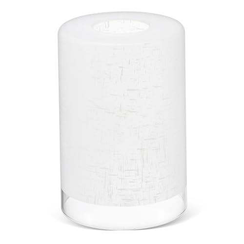 SEWACC Glas Lampenschirm Ersatz für Tischlampe Lichtdiffusion Schutz vor Blendung Vielseitiger Glasschirm für Wohn Esszimmer und Schlafzimmer Beleuchtung von SEWACC