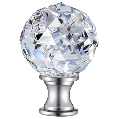 SEWACC Glas Lampenschirm Knauf Gewinde Lampenzubehör Dekorativer Lampenschirmhalter für Moderne Klassische Vintage Leuchten von SEWACC