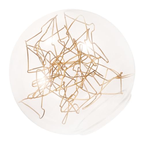 SEWACC Glas Lampenschirm Kugel Ømm mit Gold silber dekor Ersatzglas für Pendelleuchte Runder Transparenter Lampenschirm Schützender Lampenglas Ersatz für Decken Tischlampen SEWACC Glas Lampenschirm Kugel Ømm mit Gold silber dekor Ersatzglas für Pendelleuchte Runder Transparenter Lampenschirm Schützender Lampenglas Ersatz für Decken Tischlampen von SEWACC