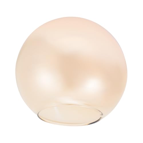 SEWACC Glas lampenschirm Kugelform Tea Color Ersatz für Deckenleuchte Tisch Stehlampe Modernes Einfach zu Montierendes Lampenzubehör für Wohnzimmer Schlafzimmer Küche von SEWACC