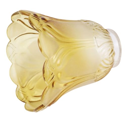 SEWACC Glas lampenschirm Transparent Ersatzschirm für Deckenlampe und Tischleuchte Wohnzimmer Schlafzimmer Langlebiger Lampenschirm mit Warmem Licht und Einfachem Austausch von SEWACC