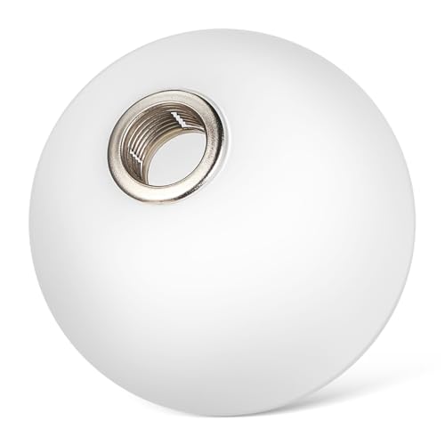 SEWACC Glaskugel Lampenschirm Ersatz Kugelförmiger Lampenschirm für Kronleuchter Deckenlampen Elegantes Design für Wohnzimmer Schlafzimmer Schützende Abdeckung für Sanftes Licht von SEWACC
