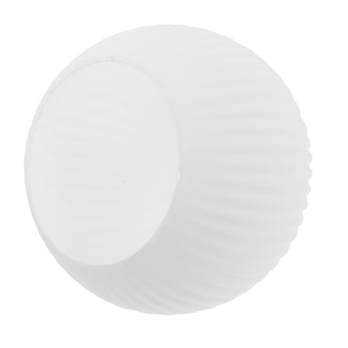 SEWACC Glaskugel Lampenschirm Ersatzglas Milchige Weiße Kugel Stilvolles Design für Pendelleuchten Wandleuchten und Kronleuchter Vielseitig Einsetzbar und Langlebig von SEWACC