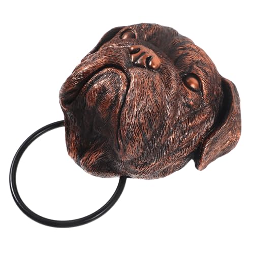 SEWACC Gothic Hundekopf Türklopfer aus Synthetischem Material Robust und Langlebig Dekorativer Türgriff für Haustür Gartentor und Innenraum Einfach zu Montieren Multifunktionales SEWACC Gothic Hundekopf Türklopfer aus Synthetischem Material Robust und Langlebig Dekorativer Türgriff für Haustür Gartentor und Innenraum Einfach zu Montieren Multifunktionales von SEWACC