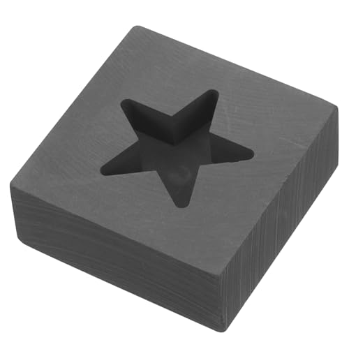 SEWACC Graphit Gussform Fünfzackiger Stern DIY Modell Schmelzform Korrosionsbeständig Langlebig Für Metallgießen Wissenschaftliche Experimente Leicht Entformbar SEWACC Graphit Gussform Fünfzackiger Stern DIY Modell Schmelzform Korrosionsbeständig Langlebig Für Metallgießen Wissenschaftliche Experimente Leicht Entformbar von SEWACC