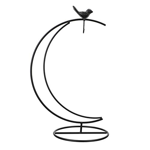 SEWACC Haken Für Glasflaschen Blumentopfaufhänger Aus Schmiedeeisen Glas Globe Ornament Halter Für Luftpflanzen Ornament-display-halter -display-ständer Pendelstand Rahmen Hängend von SEWACC