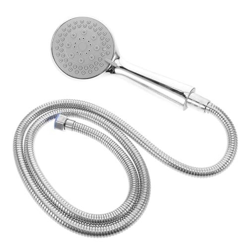 SEWACC Handbrause Hochdruck Duschkopf mit Großem Wasserdurchfluss Abnehmbar und Waschbar Inklusive Duschschlauch Langlebig für Badezimmer Einfache Montage von SEWACC
