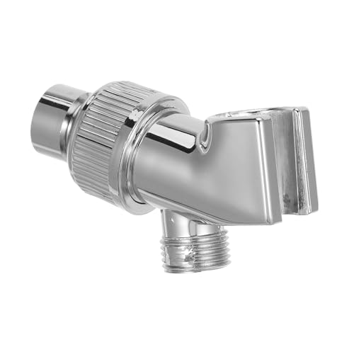 SEWACC Handbrause Winkelstück mit Halterung Duschrohr Arm Adapter Wandmontierbare Halterung ohne Bohren Abnehmbarer Duschkopf Halter für Einfache Installation und Zuverlässigen Halt SEWACC Handbrause Winkelstück mit Halterung Duschrohr Arm Adapter Wandmontierbare Halterung ohne Bohren Abnehmbarer Duschkopf Halter für Einfache Installation und Zuverlässigen Halt von SEWACC