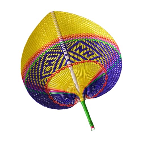 SEWACC Handgefertigter Bambus Fächer Handgewoben Tragbar Sommerlicher Kühlventilator Multifunktional für Strand Party Raumkühlung und Wanddekoration SEWACC Handgefertigter Bambus Fächer Handgewoben Tragbar Sommerlicher Kühlventilator Multifunktional für Strand Party Raumkühlung und Wanddekoration von SEWACC