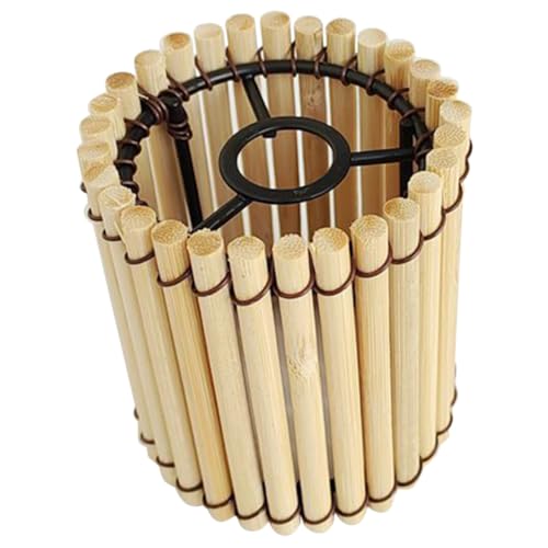 SEWACC Handgefertigter Lampenschirm im Vintage Stil Dekorativer Mini Lampenabdeckung Geeignet für Pendelleuchte Tisch Deckenlampen Einfache Montage für Schlafzimmer und Esszimmer von SEWACC